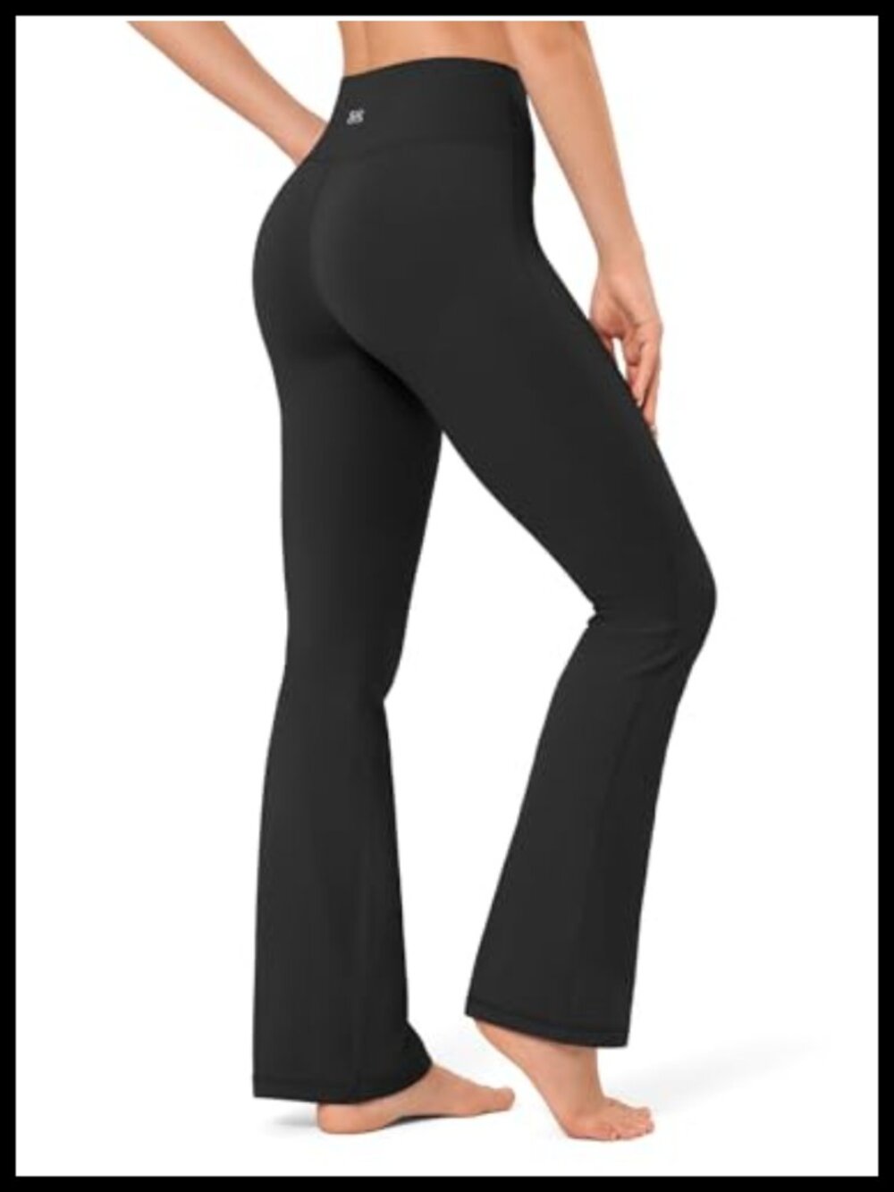 SOLUNSO Women's Flare Leggings High Waisted Bootcut Yoga Pants Nylon Blend
